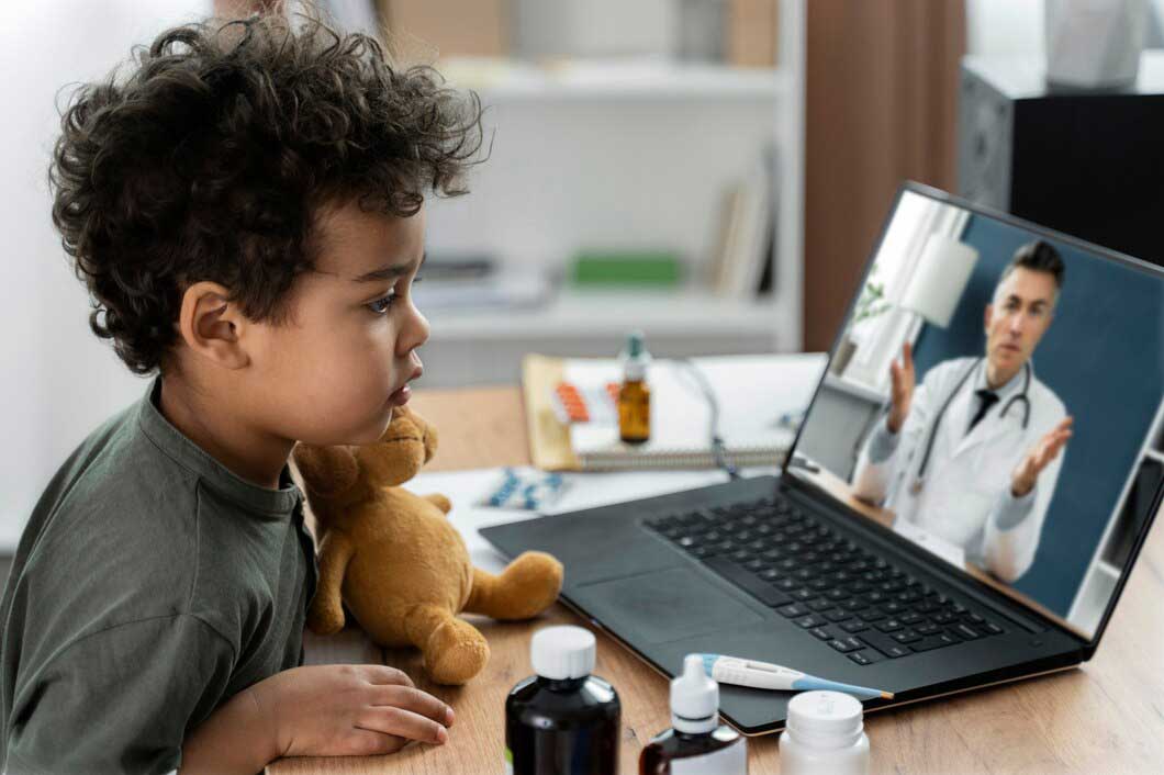 telehealth for sick child at night-2