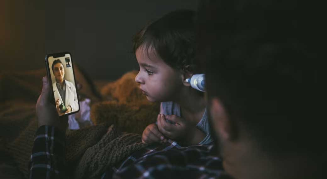 telehealth for sick child at night-0